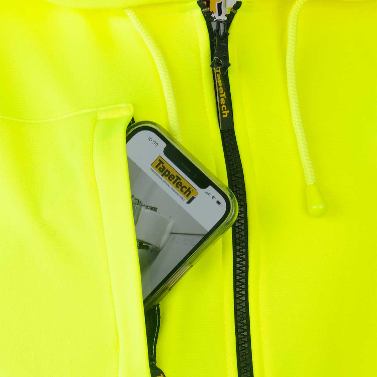 TapeTech Hi-Viz Hoodie - Medium